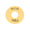 Allparts Rhythm and Treble Switch Ring - Cream (plastic)