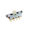 Switchcraft® On-Off-On Slide Switch for Mustang® - White knob