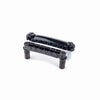 TonePros Large Metric Tuneomatic and Tailpiece Set - Black