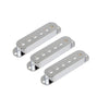Allparts Plastic Pickup Covers for Stratocaster (3pcs) - Chrome