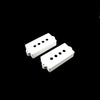 Allparts Pickup Cover Set for Precision Bass (2 pcs) - White