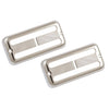 Allparts Filtertron-style Pickup Cover Set (2 pcs) - Nickel