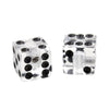 Allparts Unmatched Dice Knobs (2 pcs) - Clear