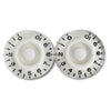Allparts Vintage Style Speed Knobs (2 pcs) - White