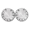 Allparts Vintage Style Bell Knobs (2 pcs) - Clear