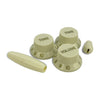allparts.momplete Knob Set For Strat (5 pcs) - Mint Green