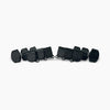 Allparts Top Tier Modern 3x3 Mid-Size Tuning Keys with Screw-In Bushings and Metal Hex Buttons - (set of 6) - Black