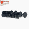 Leo Quan® Badass OGT™ Bass Keys - Open Gear Large Post - 4-in-line set - Black