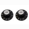 Allparts Witch Hat Tone Knobs (2 pcs) - Black
