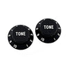 Allparts Plastic Tone Knobs for Strat (2 pcs) - Black