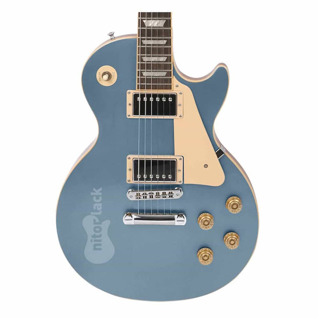 Metal Pelham Blue Finish on guitar