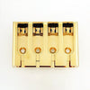 Allparts Adjustable 4-String Bass Bridge - Gold
