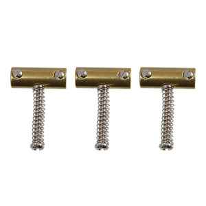 BP-0537-008 Brass Bridge Saddles (Qty 3)