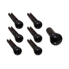 Allparts Slotted Ebony Bridge Pins - No dot