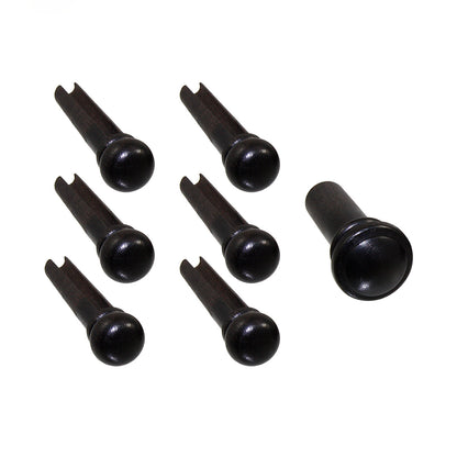Allparts Slotted Ebony Bridge Pins