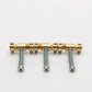 halon brass tele saddle set back view