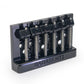 Badass HT1 guitar bridge angled right view black finish