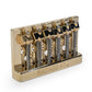 Badass HT1 guitar bridge angled right view gold finish