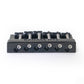 Badass HT1 guitar bridge back flat view black finish