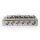 Badass HT1 guitar bridge back flat view nickel finish