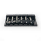 Badass HT1 guitar bridge front flat view black finish