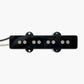 Razor® Buraddo mūn Blood Moon Bridge Pickup for Jazz Bass® - Black