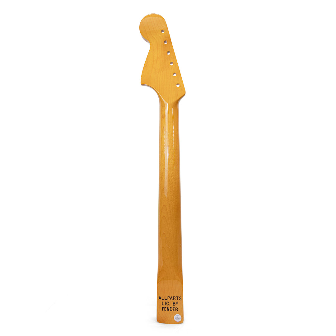 Allparts Licensed by Fender® Bound Replacement Neck for Jaguar® - Back