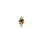 LT-1481 Small Diamond Organic Shell Inlays