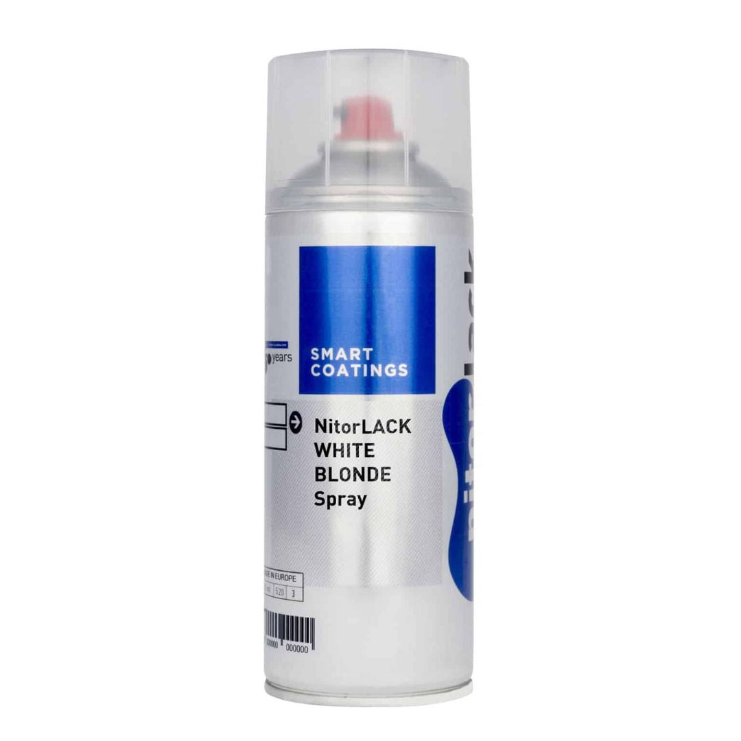 white blonde spray can front view