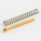 gold screw and spring