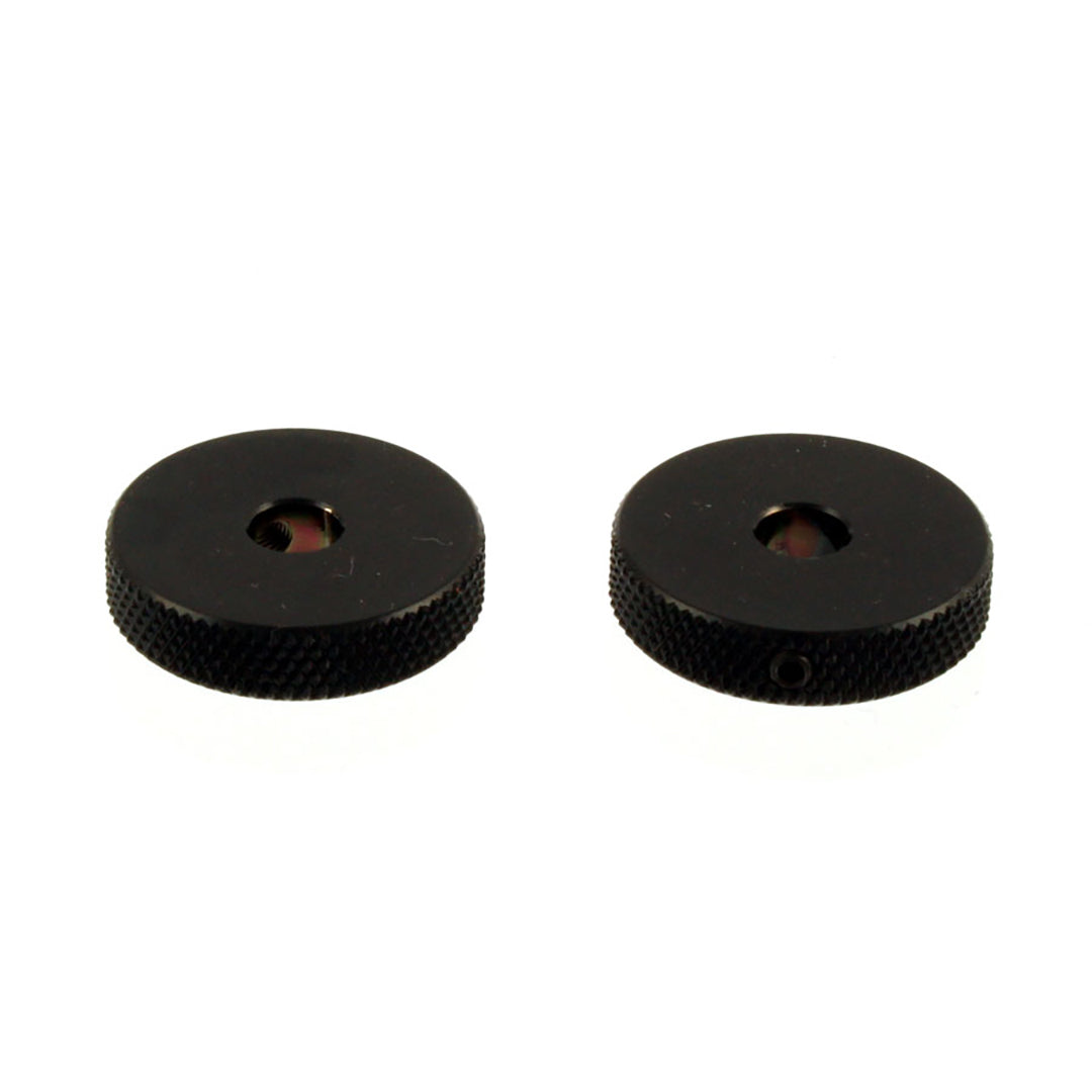 Allparts Black Roller Knob Set (2 pcs)