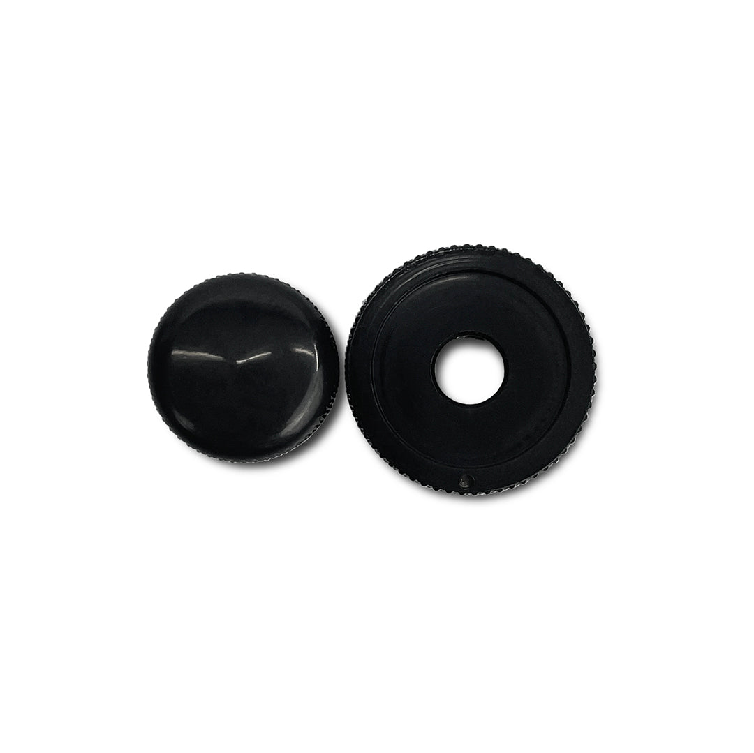 concentric knob set side-by-side view black