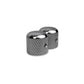 gotoh knurled dome knob set side by side view
