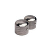 Gotoh Short Metal Dome Knobs (2 pcs) - Nickel