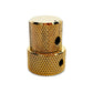 gotoh concentric knob set stacked front angled view gold