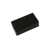 Allparts Plastic Humbucking Pickup Cover Set No Holes (2 pcs) - Black