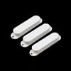 Allparts Pickup Cover Set No Holes for Stratocaster (3 pcs) - White