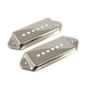 Allparts P-90 Pickup Cover Set (2 pcs) - Nickel