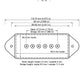 Allparts P-90 Pickup Cover Set (2 pcs)