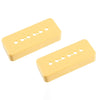Allparts Plastic Soapbar Pickup Cover Set 50mm (2 pcs) - Cream