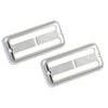 Allparts Filtertron-style Pickup Cover Set (2 pcs) - Chrome