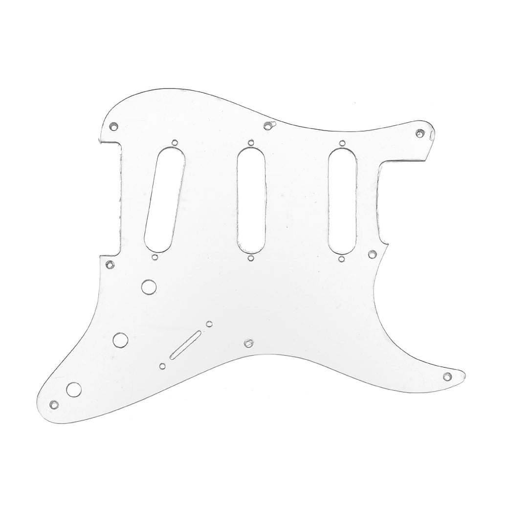 Clear 8 Hole Pickguard for Strat