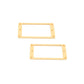 two cream PICKUP RING SET