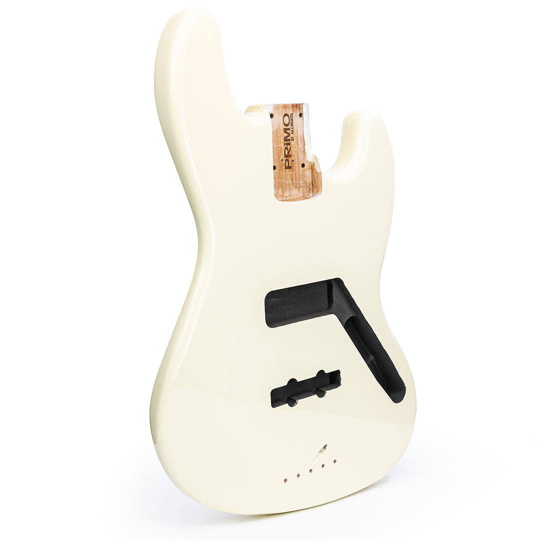 PRiMO Replacement Jazz Bass Body - Vintage White - Right