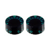 Allparts Vintage Style Tinted Speed Knobs (2 pcs) - Green tint