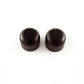 Allparts Dark Wooden Dome Knobs (2 pcs)