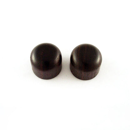 Allparts Dark Wooden Dome Knobs (2 pcs)