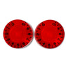Allparts Vintage Style Speed Knobs (2 pcs) - Red