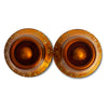 Allparts Vintage Style Bell Knobs (2 pcs) - Amber