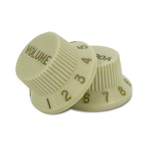 Allparts Plastic Volume Knobs for Strat (2 pcs)